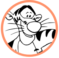 Winnie the Pooh and friends coloring page