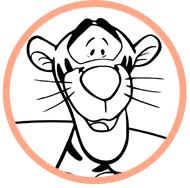 Tigger coloring page