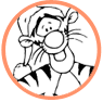 Tigger coloring page