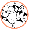 Tigger coloring page