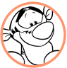 Tigger coloring page