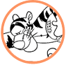 Tigger coloring page