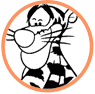 Tigger coloring page