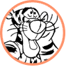 Tigger coloring page