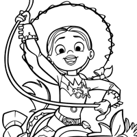Toy Story 5 Jessie coloring page