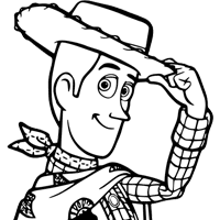 Toy Story 5 Woody coloring page