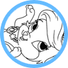 Treasure coloring page