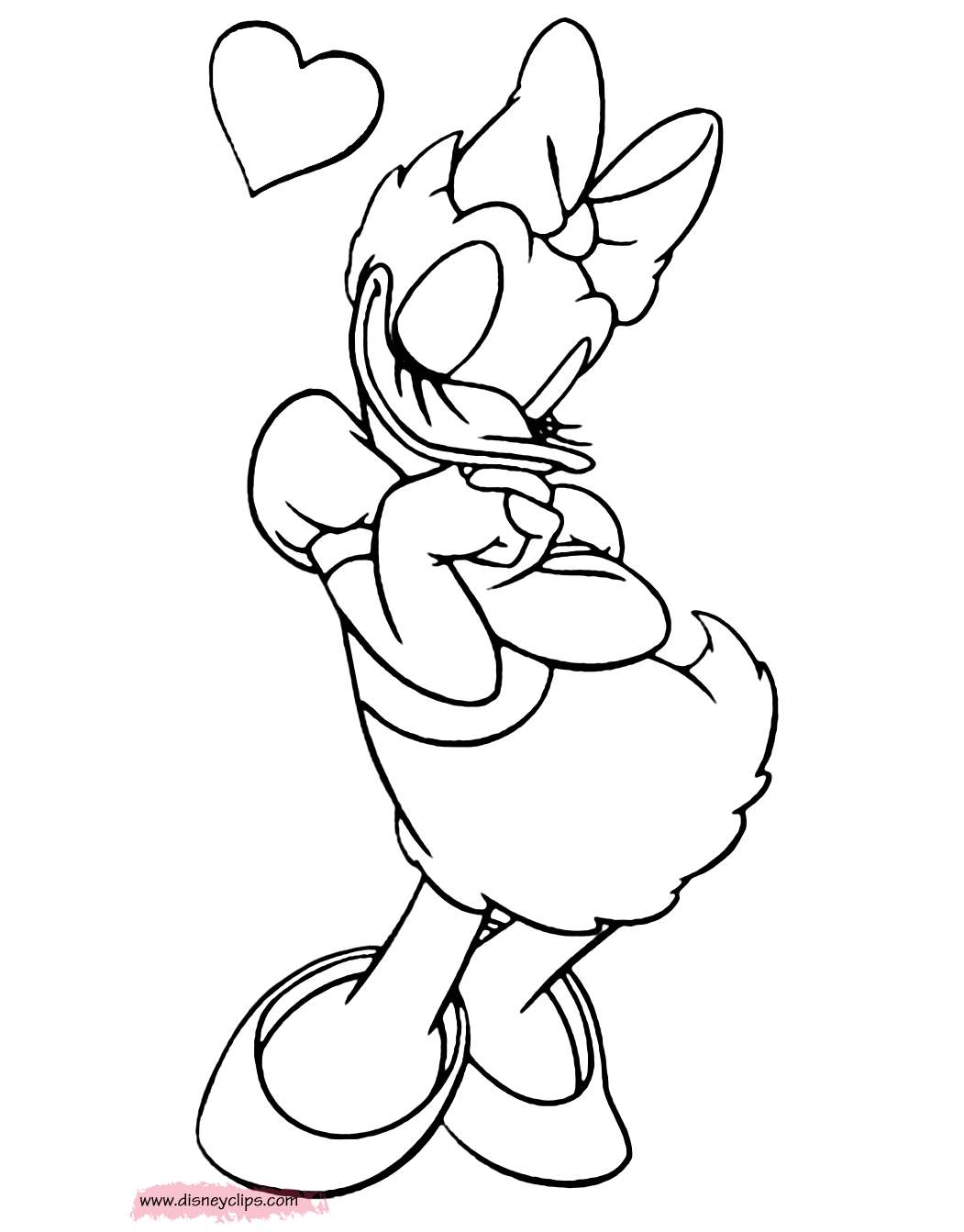 coloring page Daisy s in love