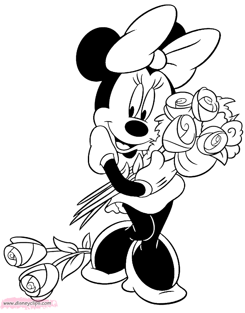 Disney Valentines Day Printable Coloring Pages Free Printable