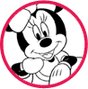 Minnie Mouse Valentine's Day coloring page