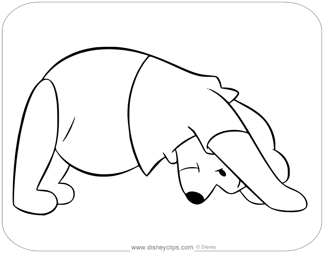 winnie the pooh misc activities coloring pages