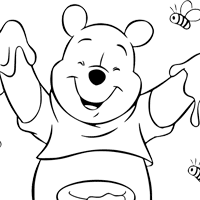 Winnie the Pooh coloring page