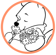 Winnie the Pooh and Eeyore coloring page