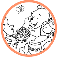 Pooh & Friends coloring page