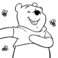 Winnie the Pooh coloring page
