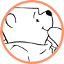 Pooh and Piglet coloring page