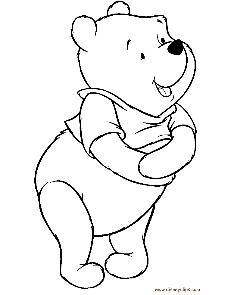 Winnie the Pooh Coloring Pages 4 | Disney's World of Wonders