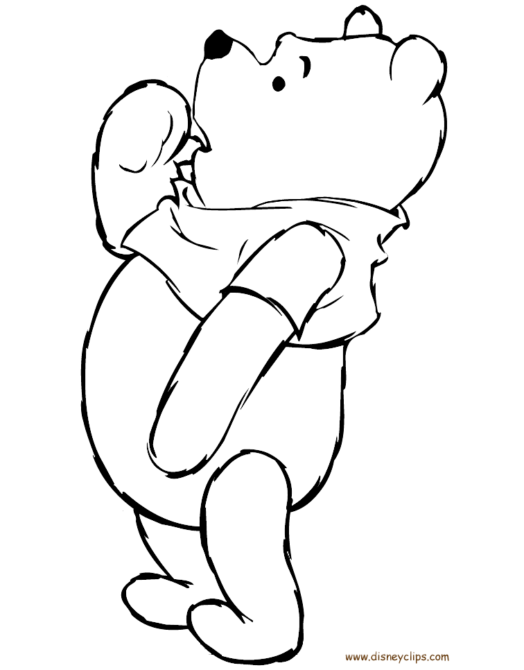 Winnie the Pooh Printable Coloring Pages 4 | Disney ...