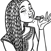 Wish Asha and Dahlia coloring page