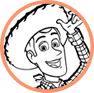 Woody coloring page