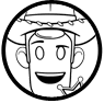 Woody emoji coloring page