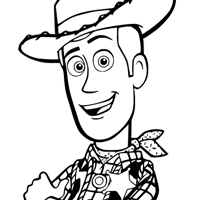 Toy Story Woody coloring page