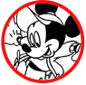 Mickey and Minnie Mouse coloring page