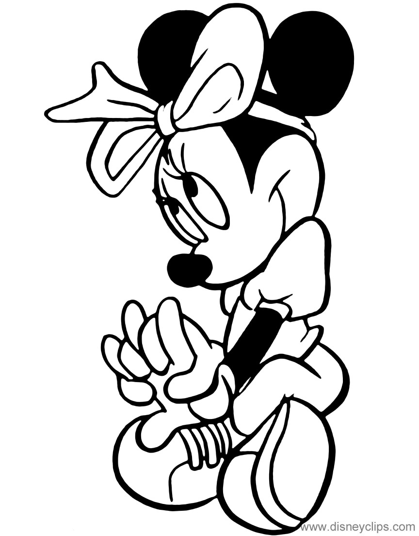 Minnie Mouse Coloring Pages 12 | Disney's World of Wonders