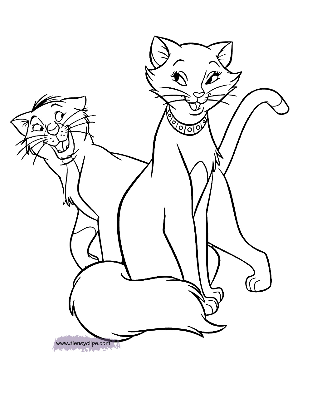 Aristocats Coloring Pages Disney Aristocats Coloring Pages 263713 ...