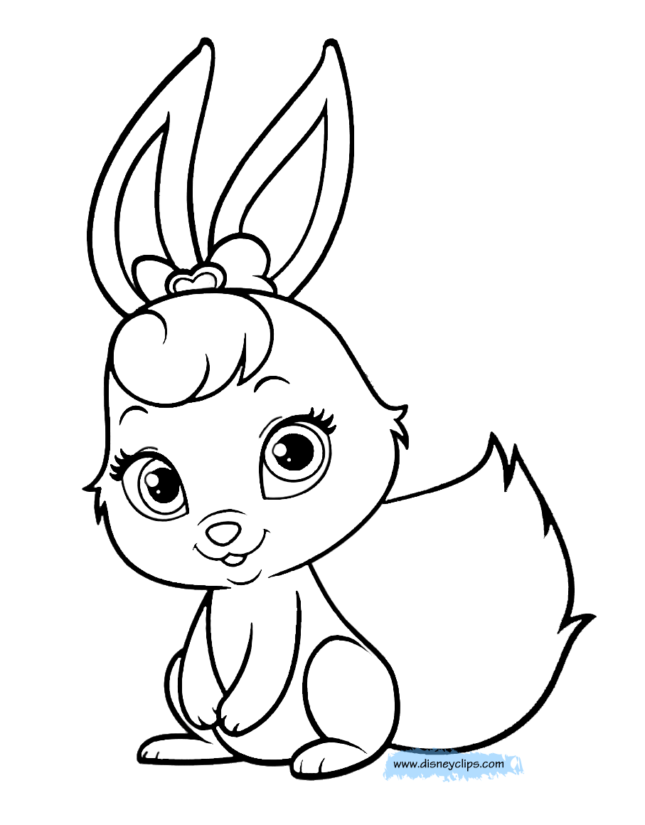 Disney Palace Pets Printable Coloring Pages 2 | Disney Coloring Book