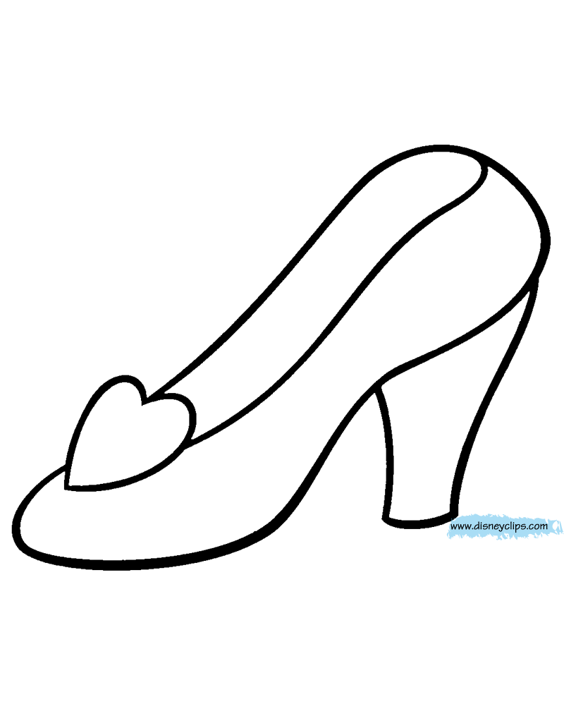 Slipper Coloring Pages 7