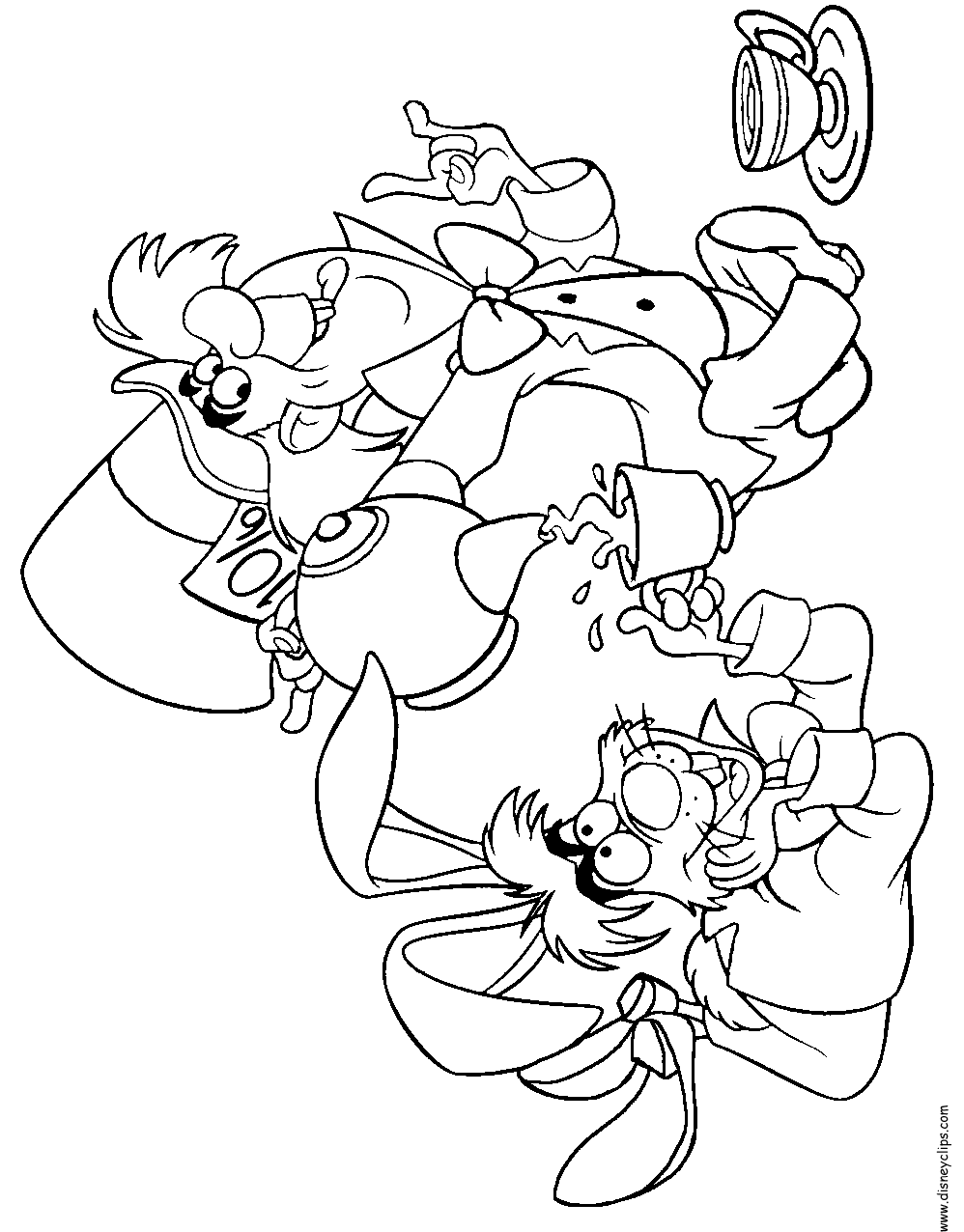 Mad Hatter Coloring Pages 5