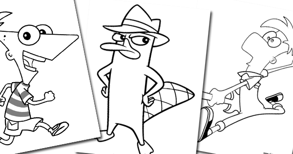 23+ Phineas And Ferb Coloring Pages