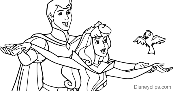 sleeping beauty coloring pages  disneyclips