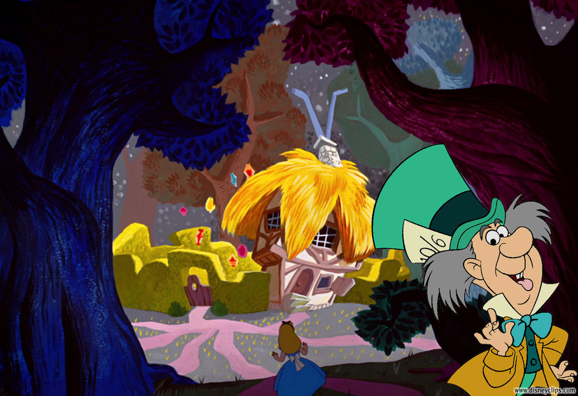 Get Here Disney Alice In Wonderland Wallpaper