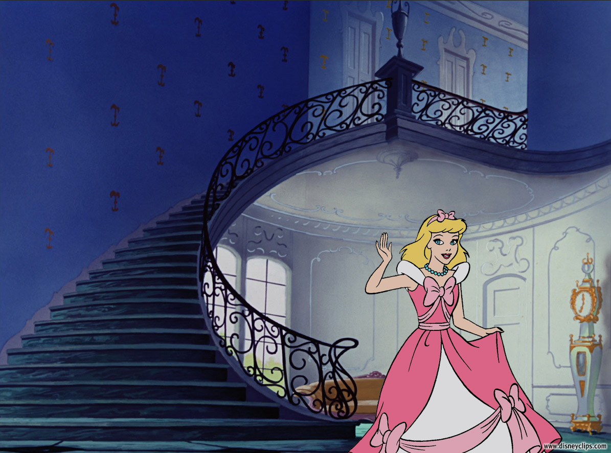 Cinderella in pink.