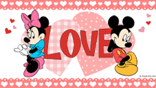 Mickey and Minnie Mouse desktop wallpaper