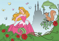 Sleeping Beauty wallpaper for your tablet