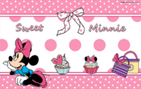 Sweet Minnie Mouse desktop wallpaper