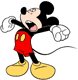 Mickey Mouse yawning