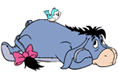 Eeyore lying down