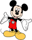 Mickey with open arms