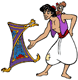Aladdin, Abu, Carpet