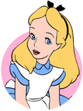 Alice portrait with pink background