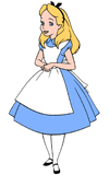 Alice standing