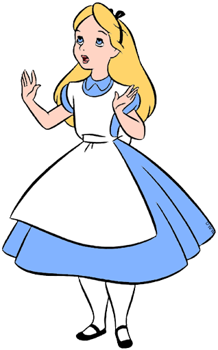 Alice and Dinah Clip Art | Disney Clip Art Galore