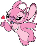 Angel blowing a kiss