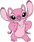 Angel standing with her hands on her hips