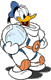 Astronaut Donald Duck