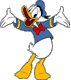 Cheerful Donald Duck